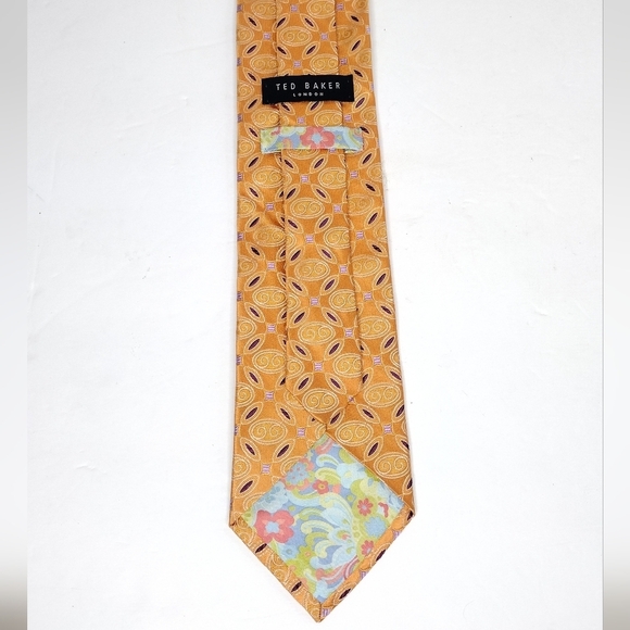 Ted Baker London Men's 100% Silk Tie - Picture 3 of 11